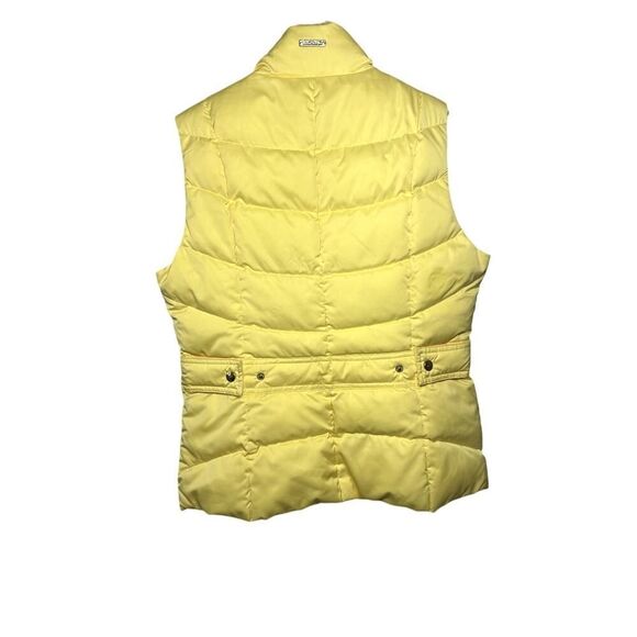 LILLY PULITZER Women's Lauren Quilted Puffer Vest Starfruit Yellow Size Medium - Picture 4 of 11